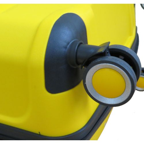 Чемодан Средний М из полипропилена на колесах My Polo70c05 60L  Желтый