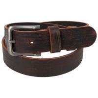 Ремень мужской винтажный кожаный Skipper 1503-38 3.8 см Коричневый