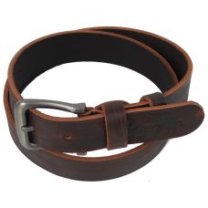 Ремень мужской винтажный кожаный Skipper 1503-38 3.8 см Коричневый