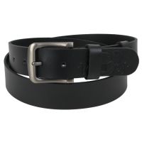 Ремень мужской классический кожаный Skipper 1506-38 3.8 см Черный