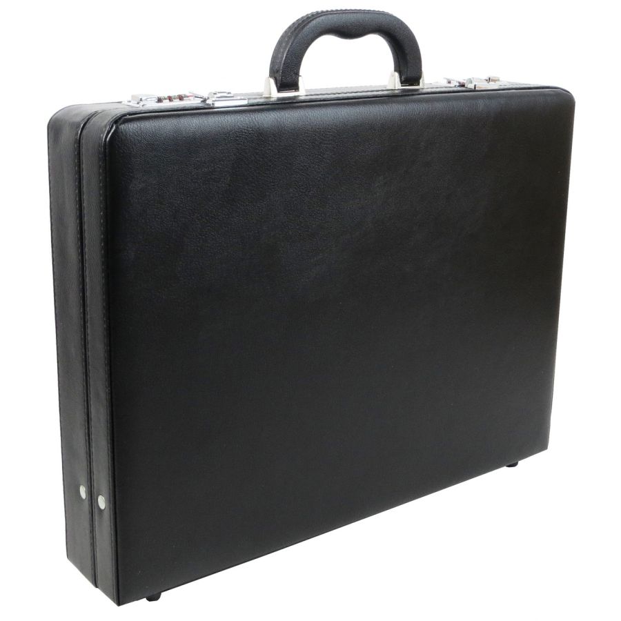 Мужской кейс дипломат из эко кожи Portfolio S1645431 Черный