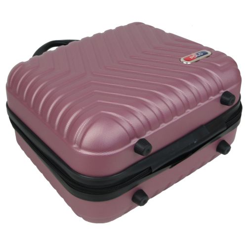 Бьюти-кейс дорожный ABS пластик GD Polo S1645433 14L Пудровый