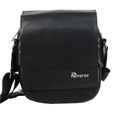 Мужская сумка планшетка из эко кожи PU Reverse Черная