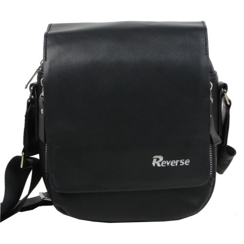 Мужская сумка планшетка из эко кожи PU Reverse Черная