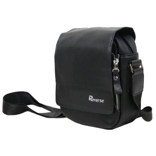 Мужская сумка планшетка из эко кожи PU Reverse Черная