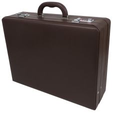  Кейс дипломат из эко кожи Portfolio Коричневый 44х33х13 см