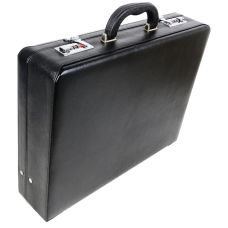  Кейс дипломат из эко кожи Portfolio Черный 44х33х10 см