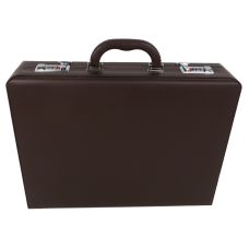  Кейс дипломат из эко кожи Portfolio Коричневый 44х33х10 см