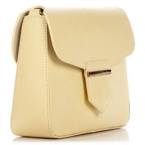 Кожаный клатч Genuine Leather Желтый