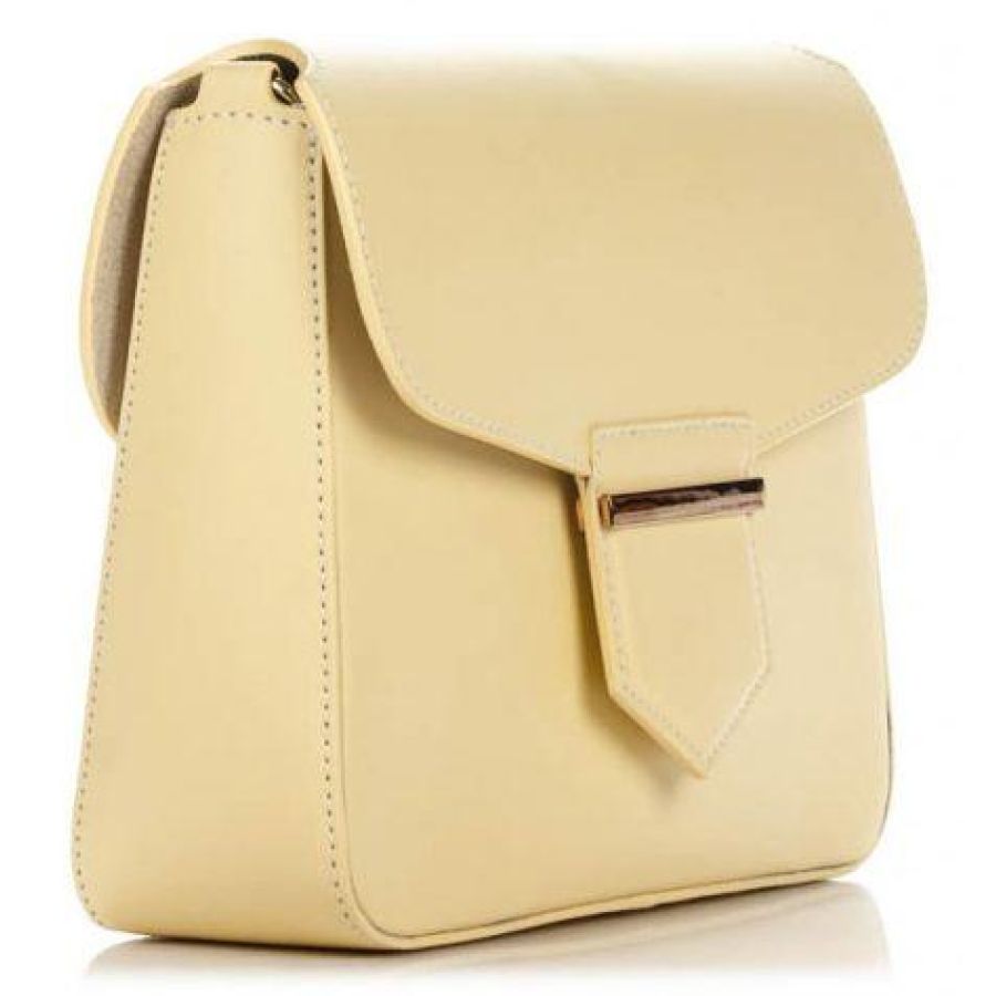 Кожаный клатч Genuine Leather Желтый