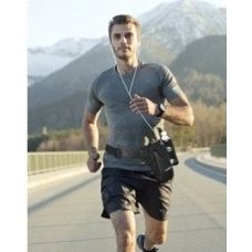 Поясная сумка для бега, фитнеса Haweel черная