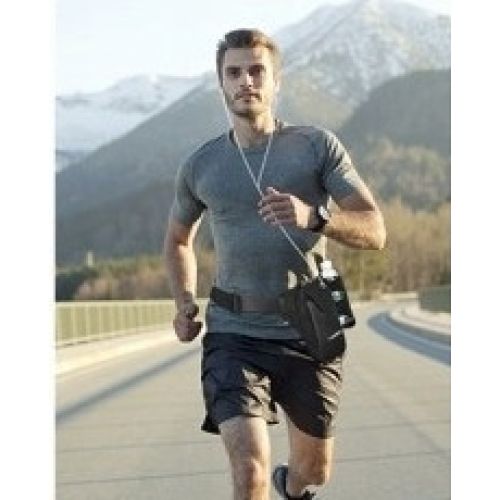 Поясная сумка для бега, фитнеса Haweel черная