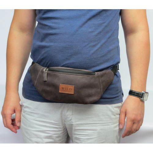 Поясная сумка Always Wild WB-01-18564 Коричневая