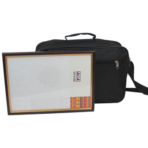 Мужская сумка, конференц сумка из полиэстера Wallaby черная