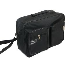 Мужская сумка  из полиэстера Wallaby, Украина 2611 черная