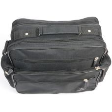 Мужская городская сумка из полиэстера Wallaby 2440 черная