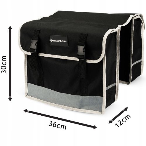 Велосипедная сумка на багажник, велосумка 26L Dunlop черная