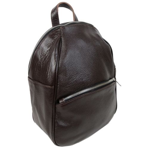 Кожаный женский рюкзак Borsacomoda 814.034 9L  Коричневый