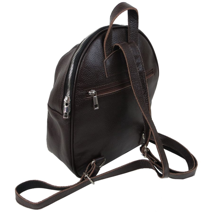 Кожаный женский рюкзак Borsacomoda 814.034 9L  Коричневый