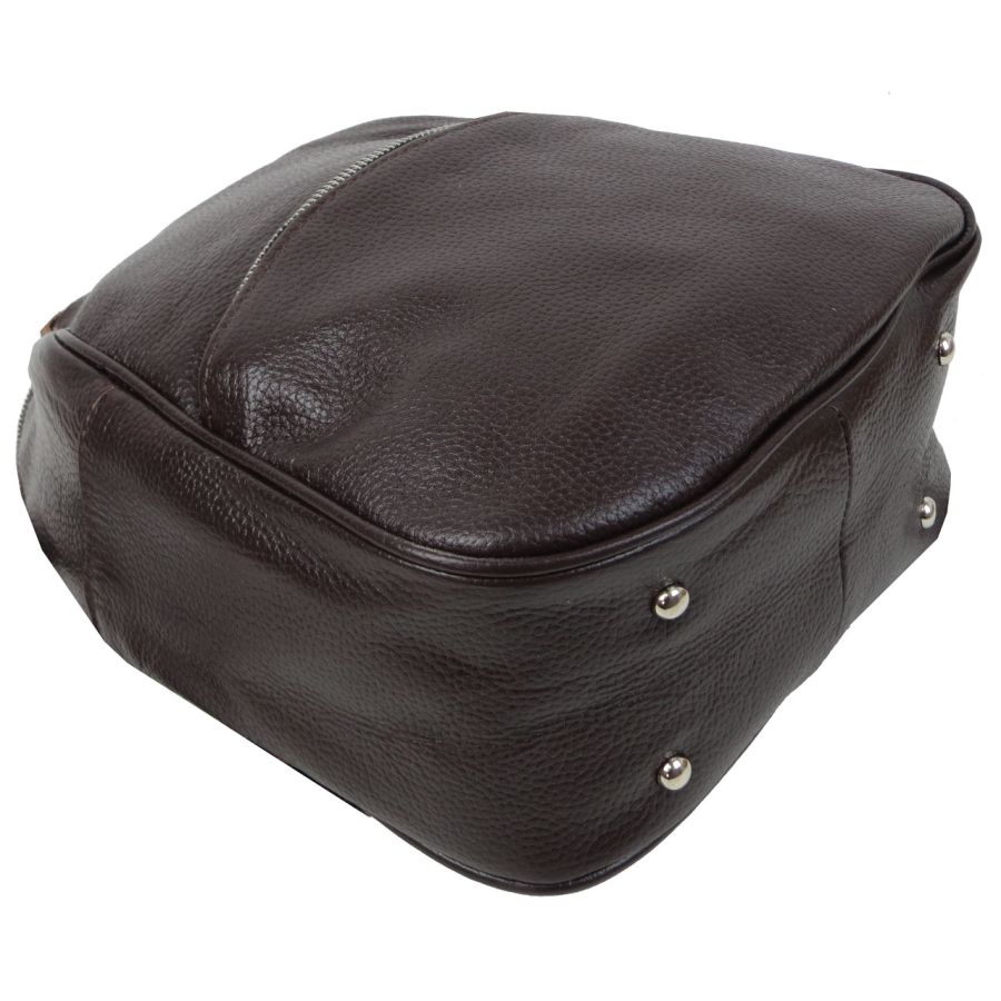 Кожаный женский рюкзак Borsacomoda 814.034 9L  Коричневый