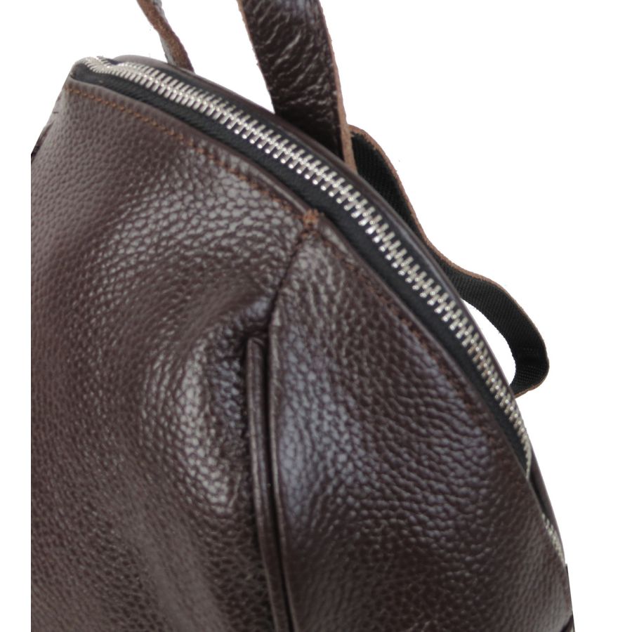 Кожаный женский рюкзак Borsacomoda 814.034 9L  Коричневый