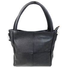 Женская кожаная сумка на двух ручках Borsacomoda 853.023 Черная