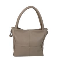 Женская кожаная сумка на двух ручках Borsacomoda 853.018 Бежевая