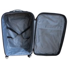 Маленький тканевый чемодан на колесах 42L Gedoх темно-серый