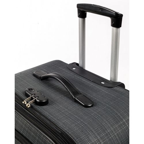 Маленький тканевый чемодан на колесах 42L Gedox темно-серый