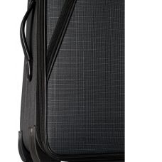 Маленький тканевый чемодан на колесах 42L Gedoх темно-серый