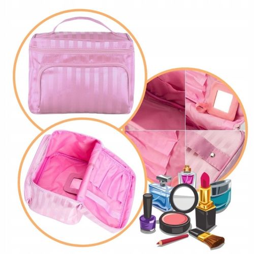 Дорожная косметичка, бьюти кейс 5L Trip Story 17x22x15 розовый