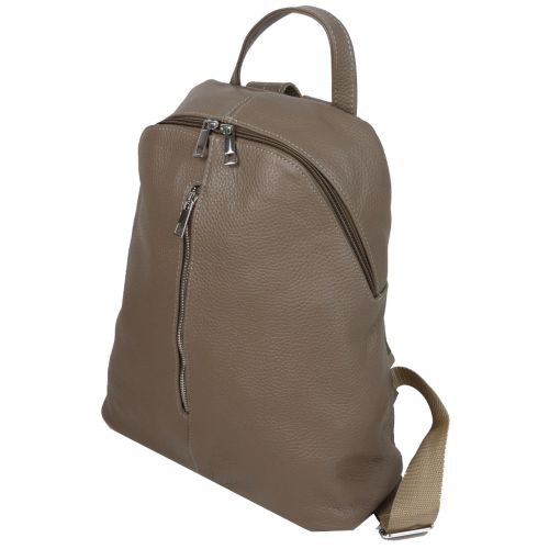 Женский кожаный рюкзак Borsacomoda 841.035 14 л Светло Коричневый