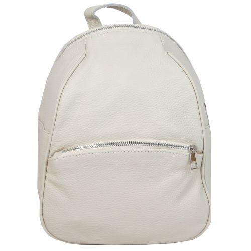 Кожаный женский рюкзак Borsacomoda 814.027 9L  Бежевый