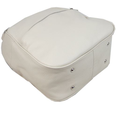 Кожаный женский рюкзак Borsacomoda 814.027 9L  Бежевый