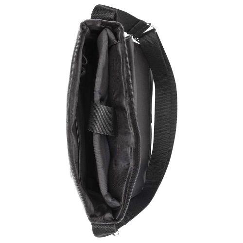 Мужская кожаная сумка, планшетка Livergy черная