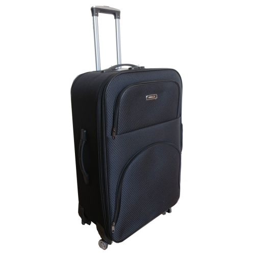 Тканевый средний чемодан на колесах 67L Gedox темно-серый