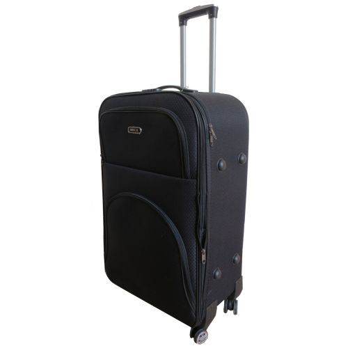 Тканевый средний чемодан на колесах 67L Gedox темно-серый