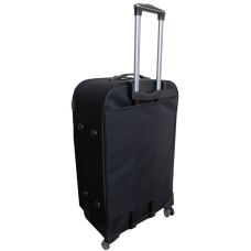 Тканевый средний чемодан на колесах 67L Gedoх медиум-серый