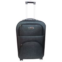 Большой чемодан тканевый на колесах 100L Gedoх темно-серый