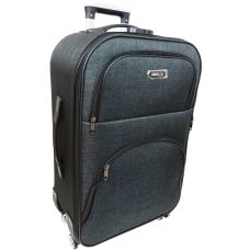Большой чемодан тканевый на колесах 100L Gedoх темно-серый