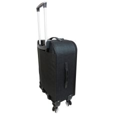 Большой чемодан тканевый на колесах 100L Gedoх темно-серый