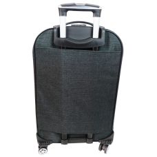Большой чемодан тканевый на колесах 100L Gedoх темно-серый