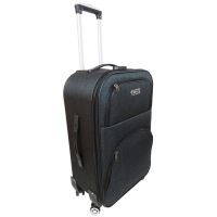 Тканевый средний чемодан на колесах 67L Gedoх темно-серый