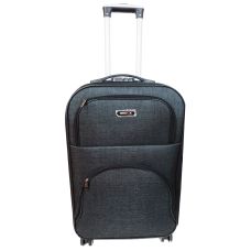 Тканевый средний чемодан на колесах 67L Gedoх темно-серый
