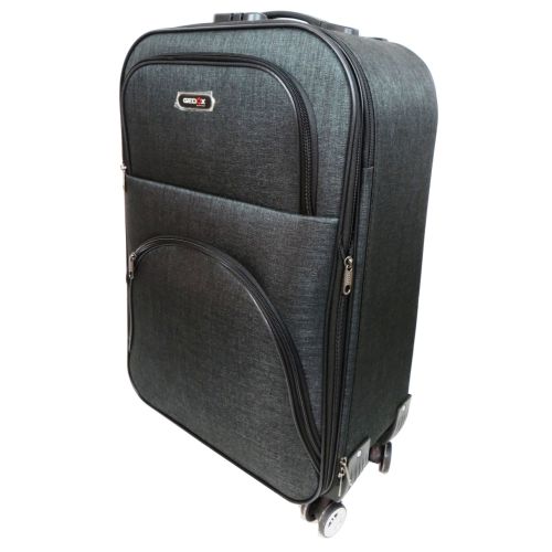 Тканевый средний чемодан на колесах 67L Gedox темно-серый