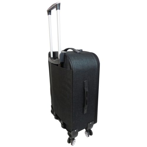 Тканевый средний чемодан на колесах 67L Gedox темно-серый