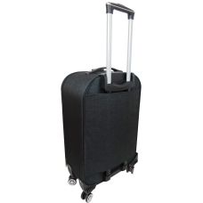 Тканевый средний чемодан на колесах 67L Gedoх темно-серый