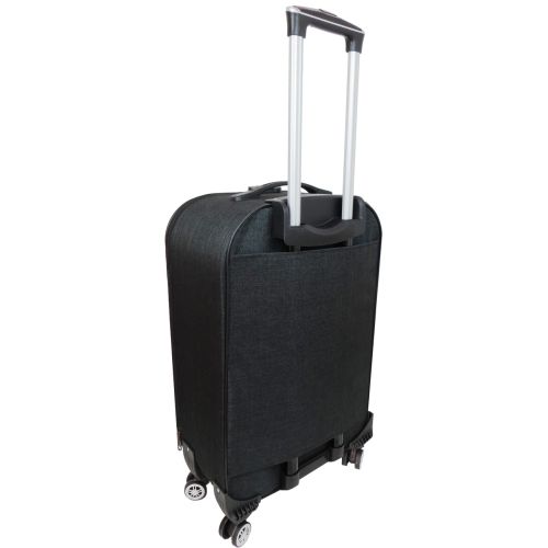 Тканевый средний чемодан на колесах 67L Gedox темно-серый