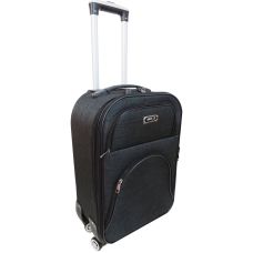 Малый тканевый чемодан на колесах 42L Gedoх темно-серый