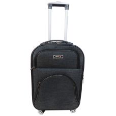 Малый тканевый чемодан на колесах 42L Gedoх темно-серый